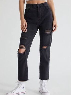 PACSUN
Black High Waisted Straight Leg Jeans